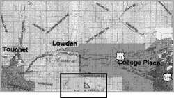 The Bennington Place - county location map.